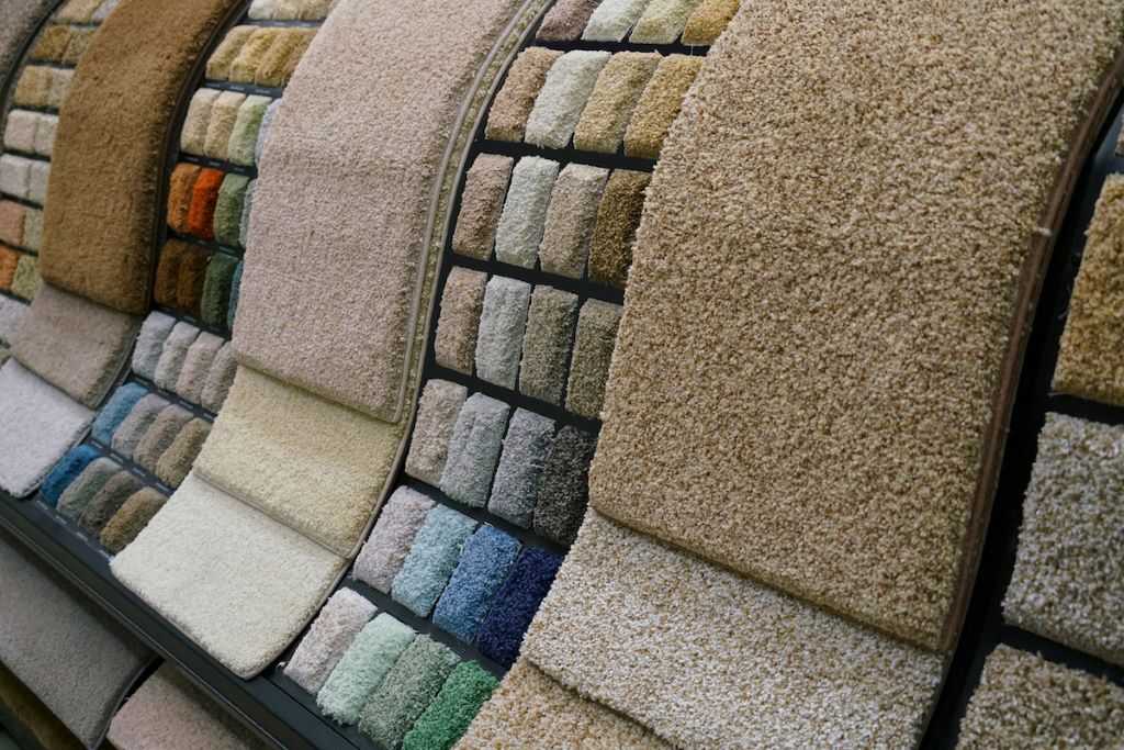 What is the most common carpet fiber?