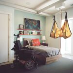 What size bedroom do you need for a wheelchair?