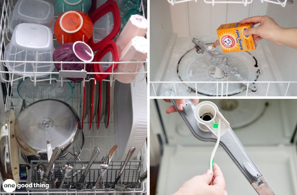 What is the best thing to clean the inside of a dishwasher